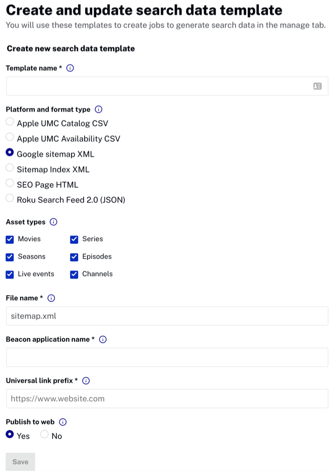 XML del mapa del sitio de Google